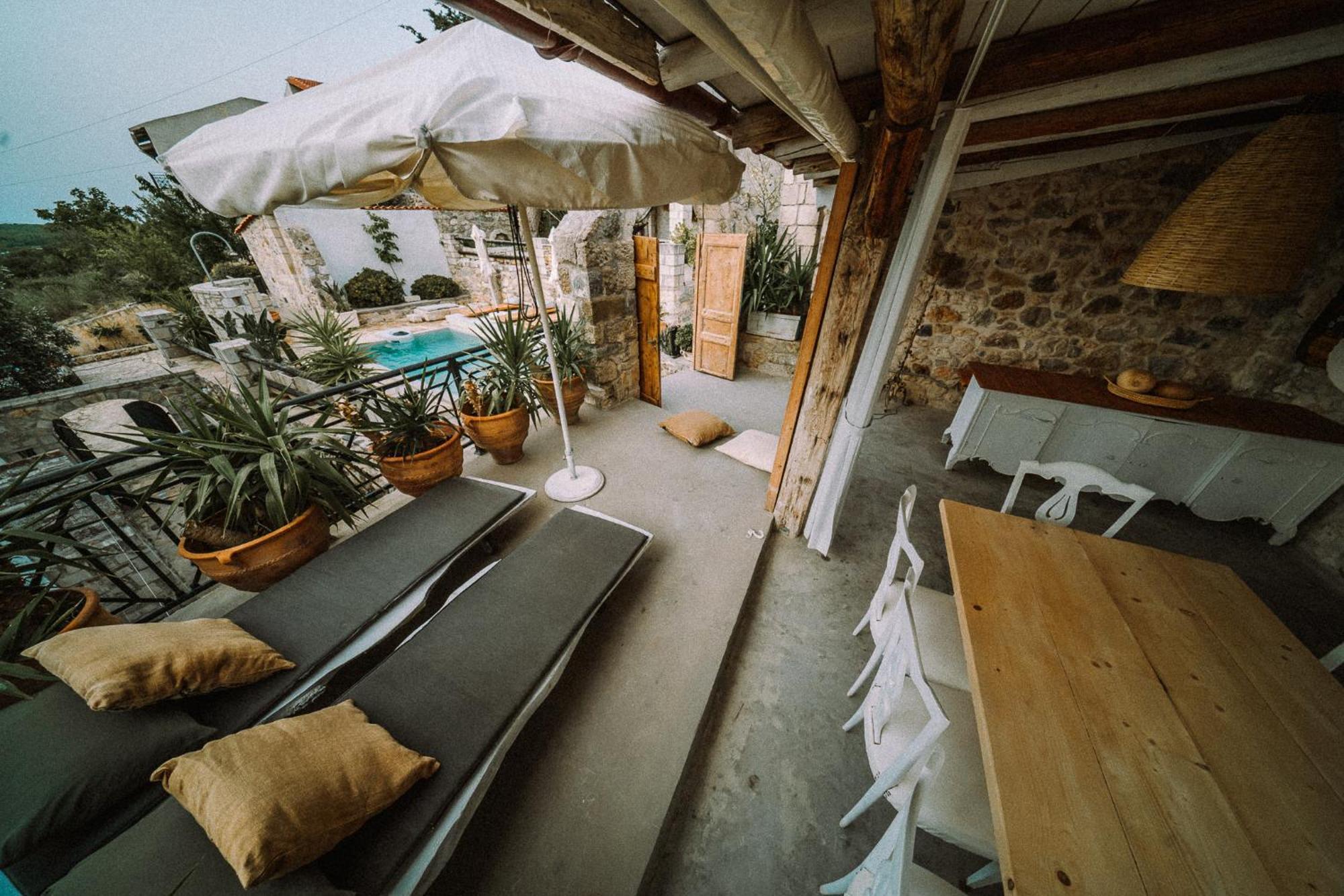 Antonia'S Stonebuilt Mansion With A Private Pool Βίλα Αρμένοι Εξωτερικό φωτογραφία