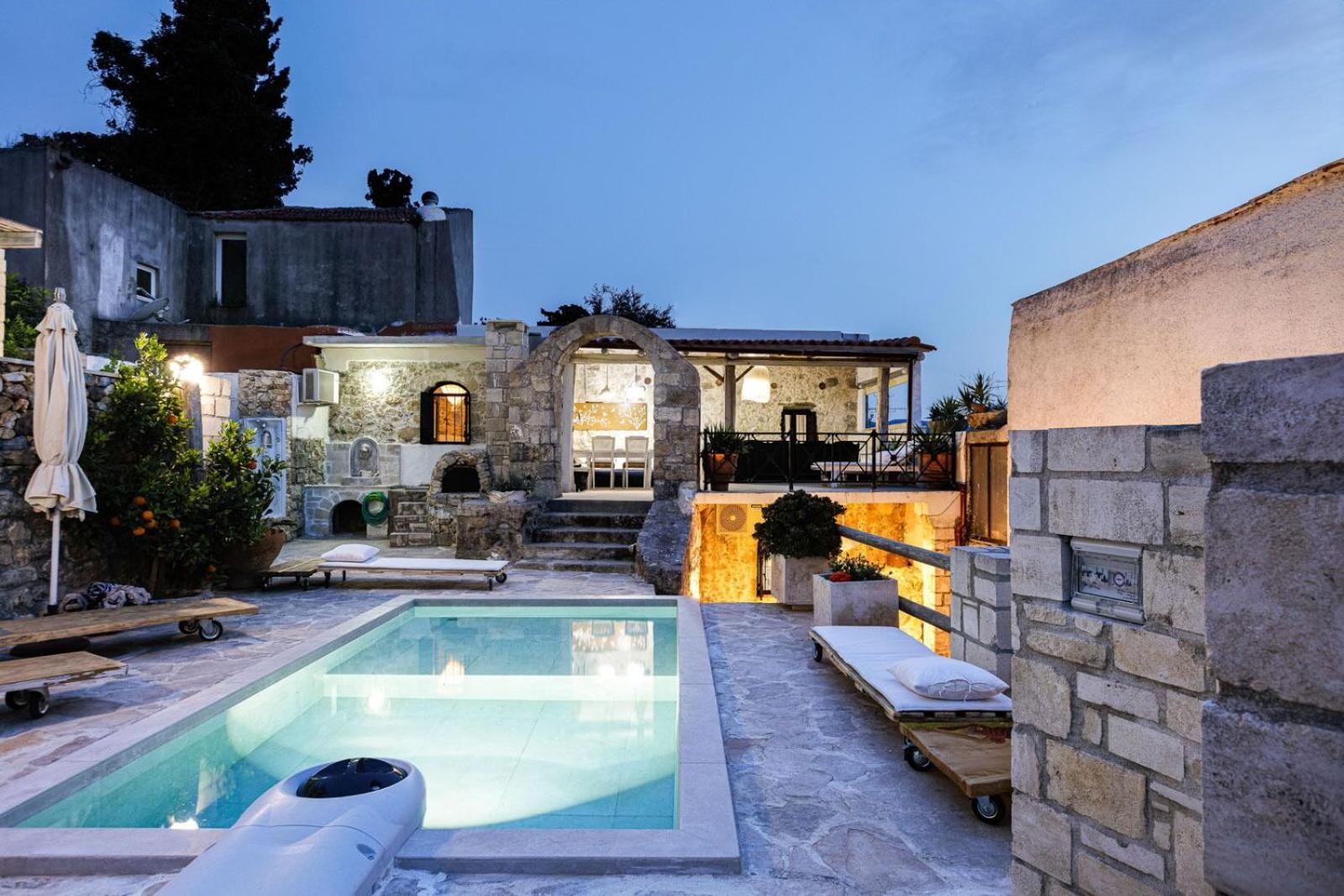 Antonia'S Stonebuilt Mansion With A Private Pool Βίλα Αρμένοι Εξωτερικό φωτογραφία